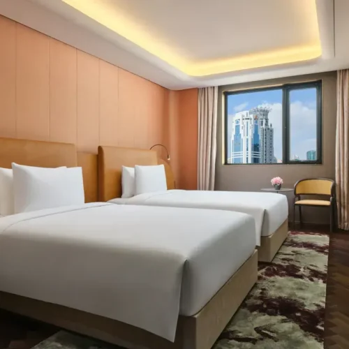 Deluxe City View Twin Room