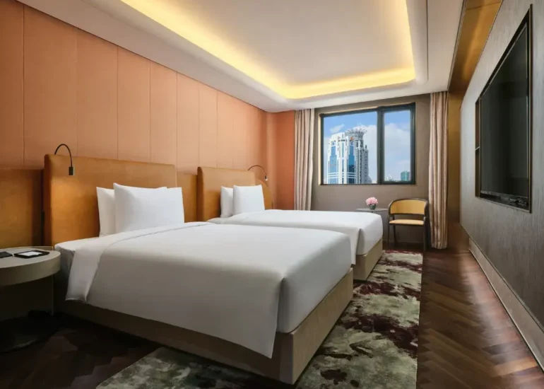 Deluxe City View Twin Room